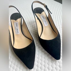 Jimmy Choo Black Suede Pumps Size 37